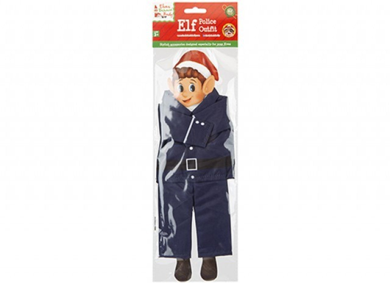 Elves Behavin' Badly Naughty Elf Police Costume