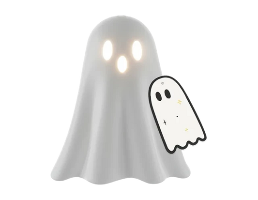 White Halloween LED Ghost (11cm)