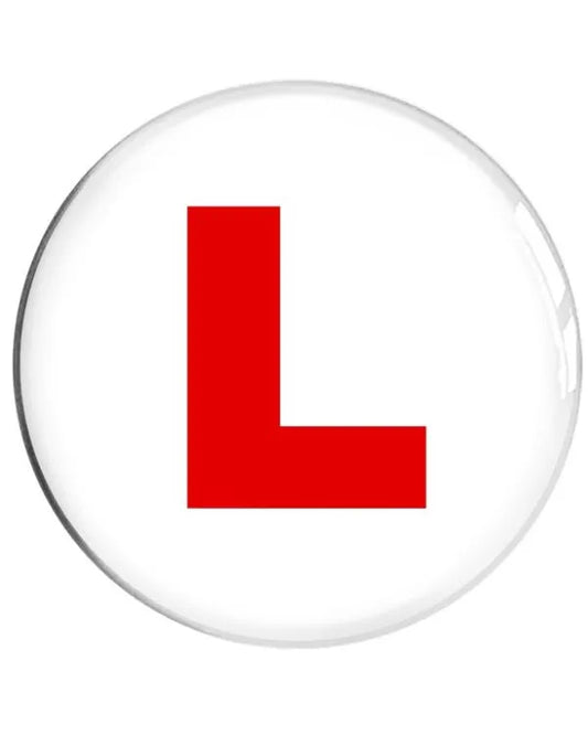 L' Plate Jumbo Badge - 15cm