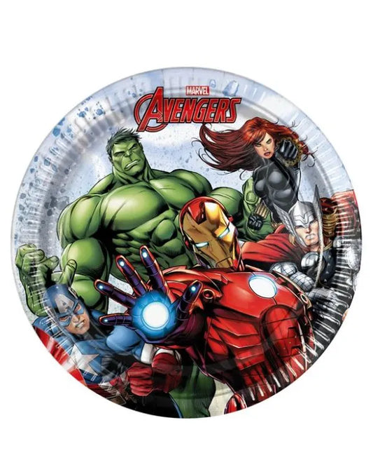 Avengers Infinity Stones Paper Plates -23cm (8pk)