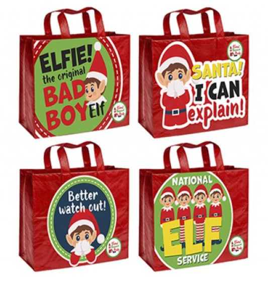 Elves Behavin' Badly Shopping Bag