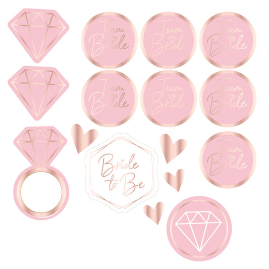 Team Bride Temporary Tattoos (6pk)