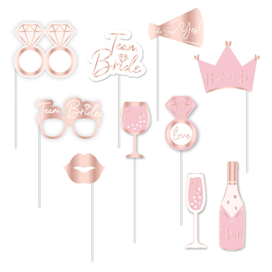 Team Bride Photo Booth Props