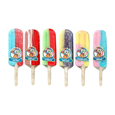 Candy Ice Pop Lolly - Assorted Flavours - 58g