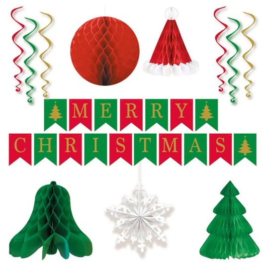 Christmas Paper Decorations Kit