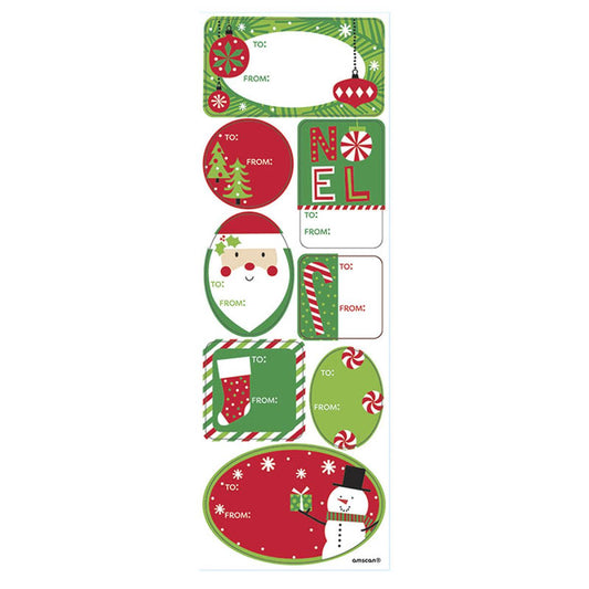 Christmas Adhesive Gift Labels (48pk)