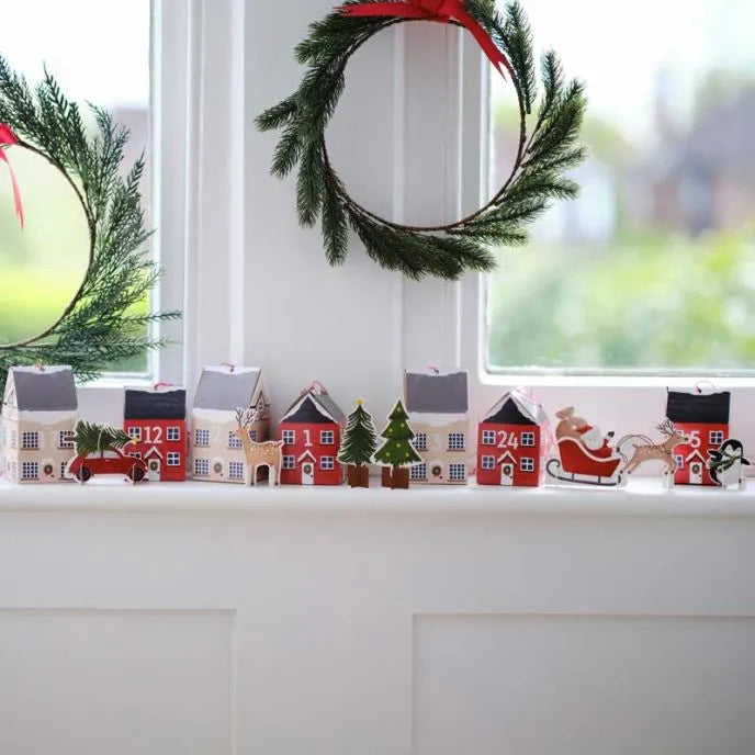 Christmas Scene Advent Calendar Boxes