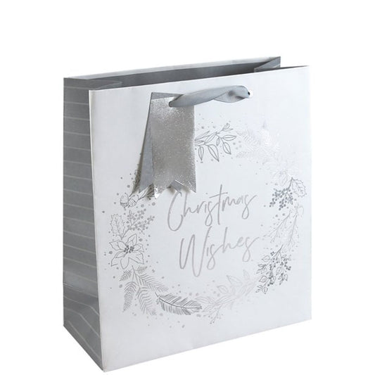 Christmas Wishes Gift Bag Medium - 25.5cm x 21.5cm