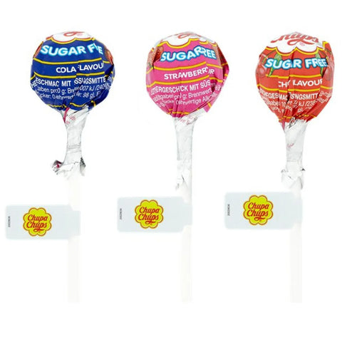 Chupa Chups Sugar Free Lollipops - 11g