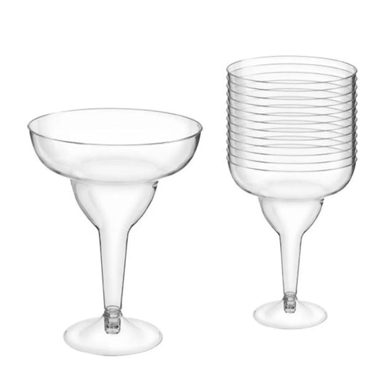 Clear Plastic Margarita Glasses - 325ml (20pk)