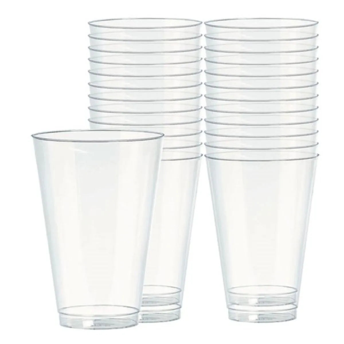Clear Plastic Tumbler Glasses - 295ml (72pk)