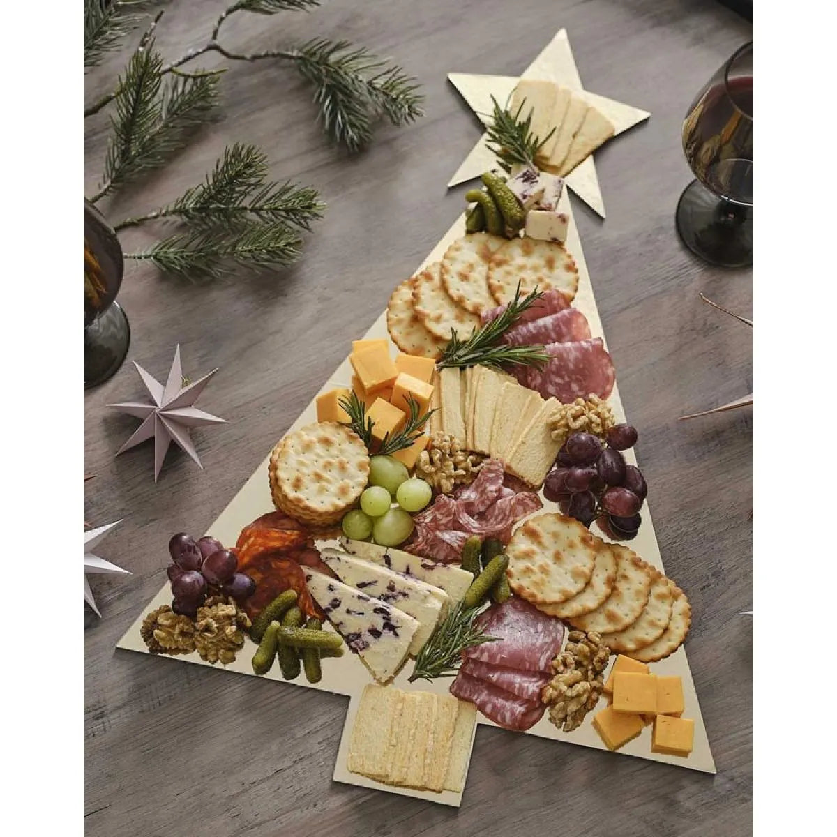 Gold Tree Shaped Grazing Board