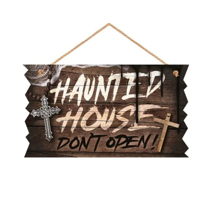 Haunted House Sign