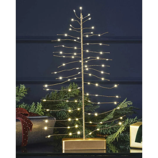 Light Up Wire Tree Decoration