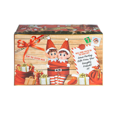 Naughty Elf Christmas Eve Box 21 x 32 x 11cm