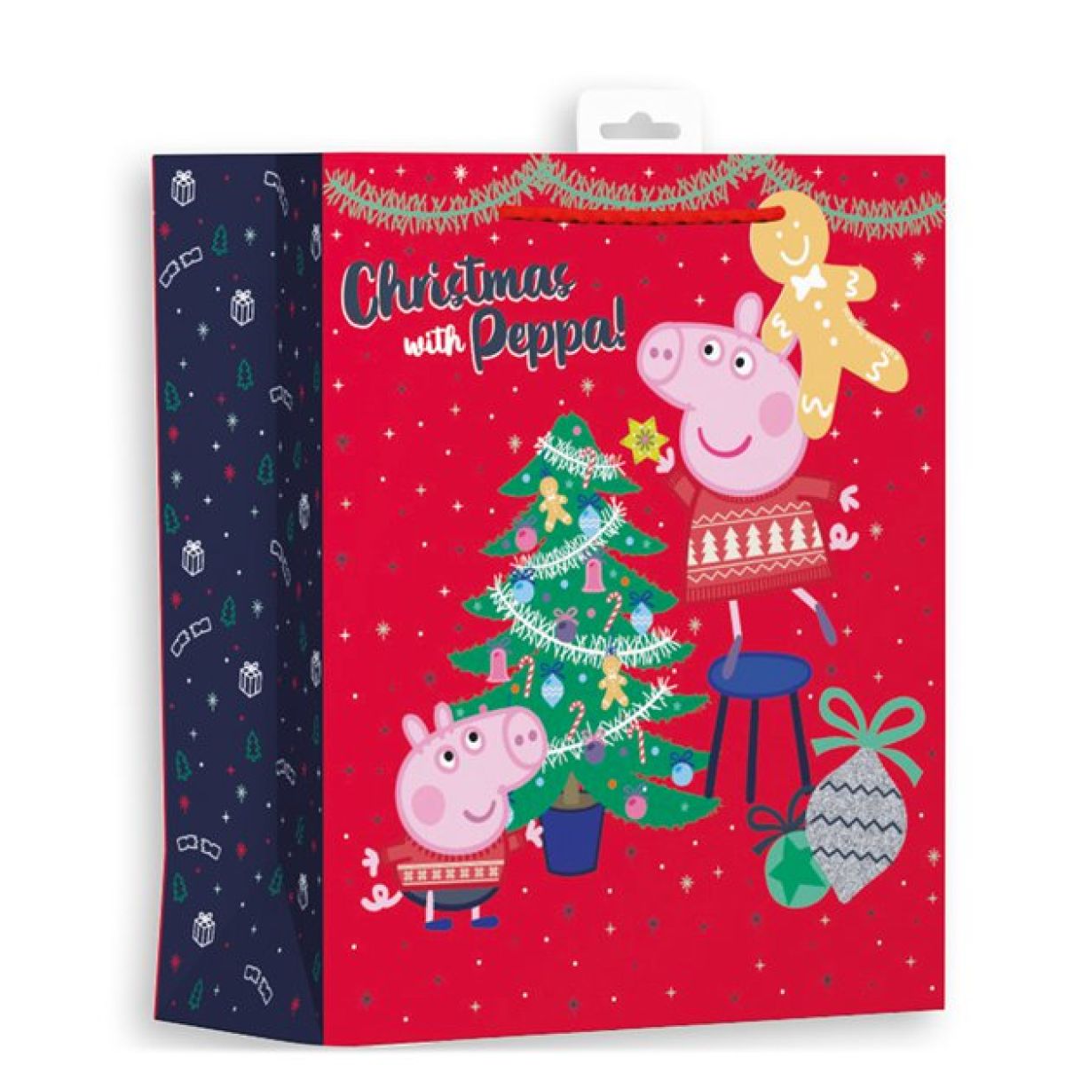 Peppa Pig Large Gift Bag - 31.5cm x 26.5cm