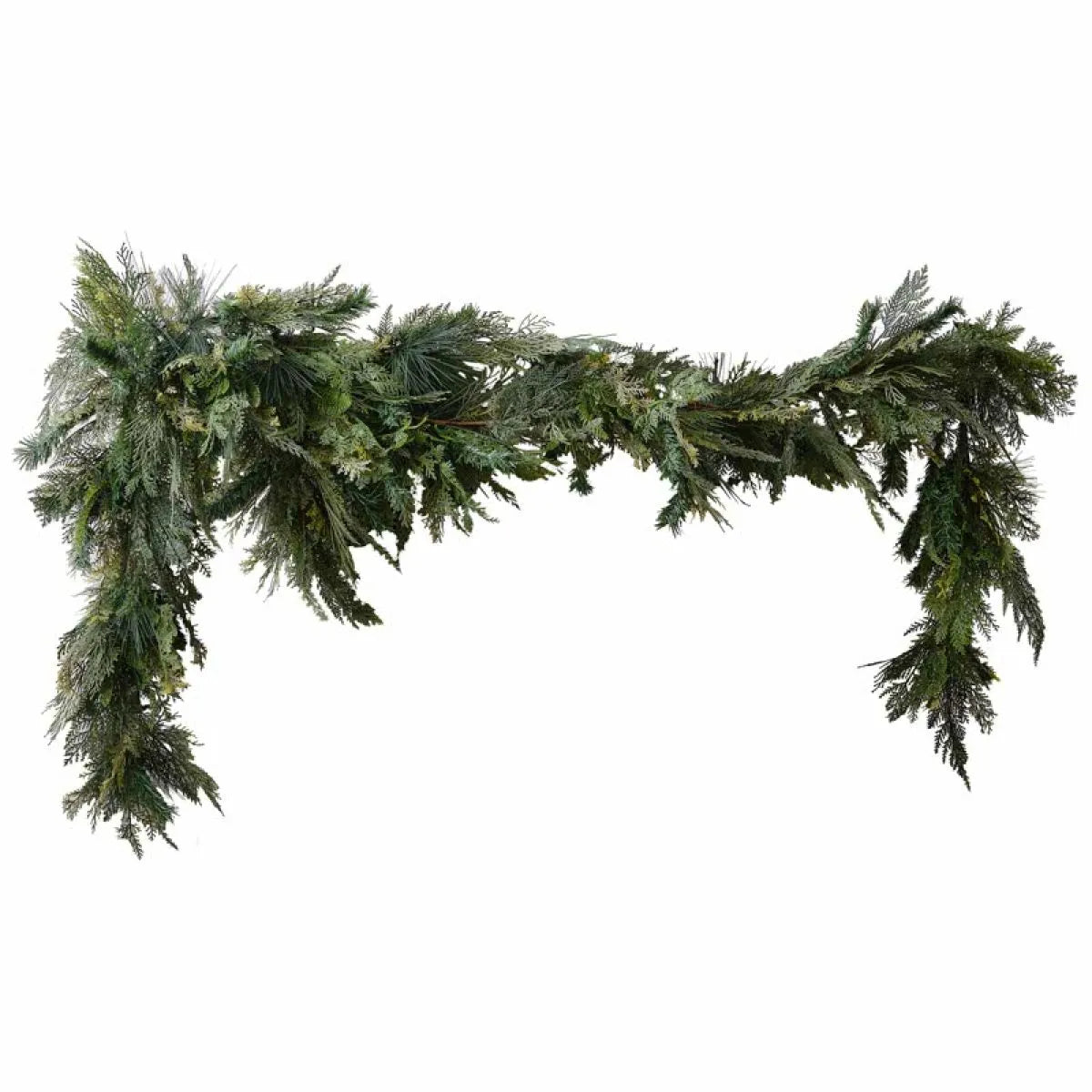 Pine & Cypress Foliage Christmas Garland - 3m