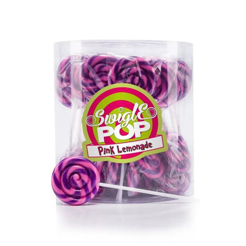 Pink Lemonade Flavour Swigle Mini Lollipops x50