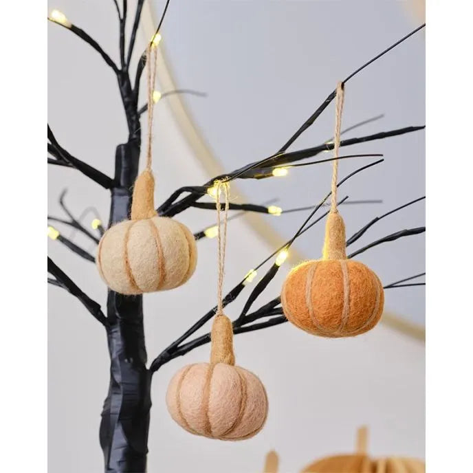 Pumpkin Tree Decorations (3pk)