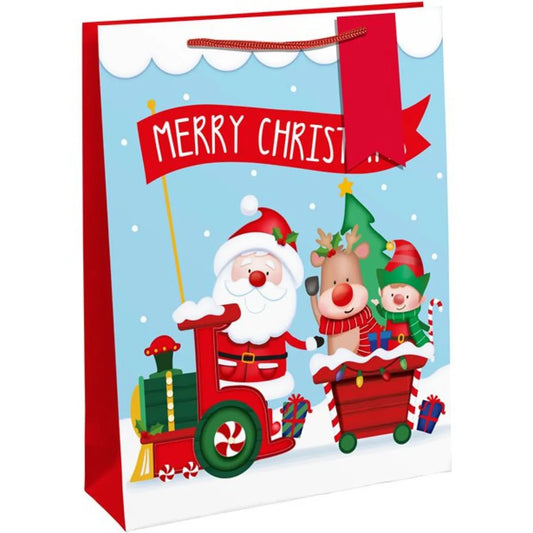 Santa Train Gift Bag - Extra Large