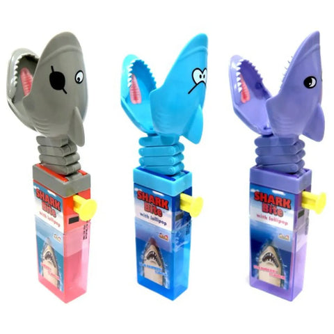 Shark Bite Toy With Fruit Flavour Lollipop - 17g