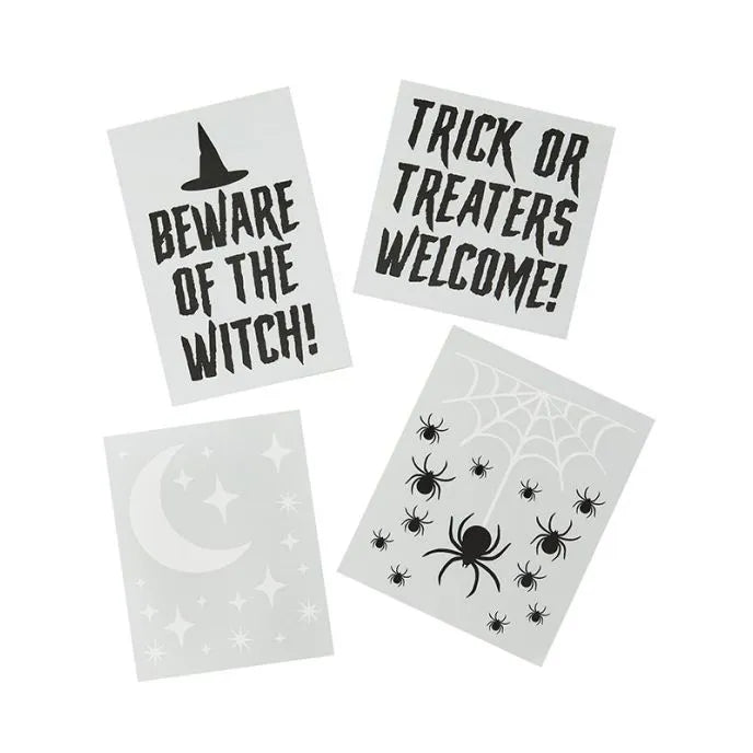 Trick or Treat Window Clings (4pk)