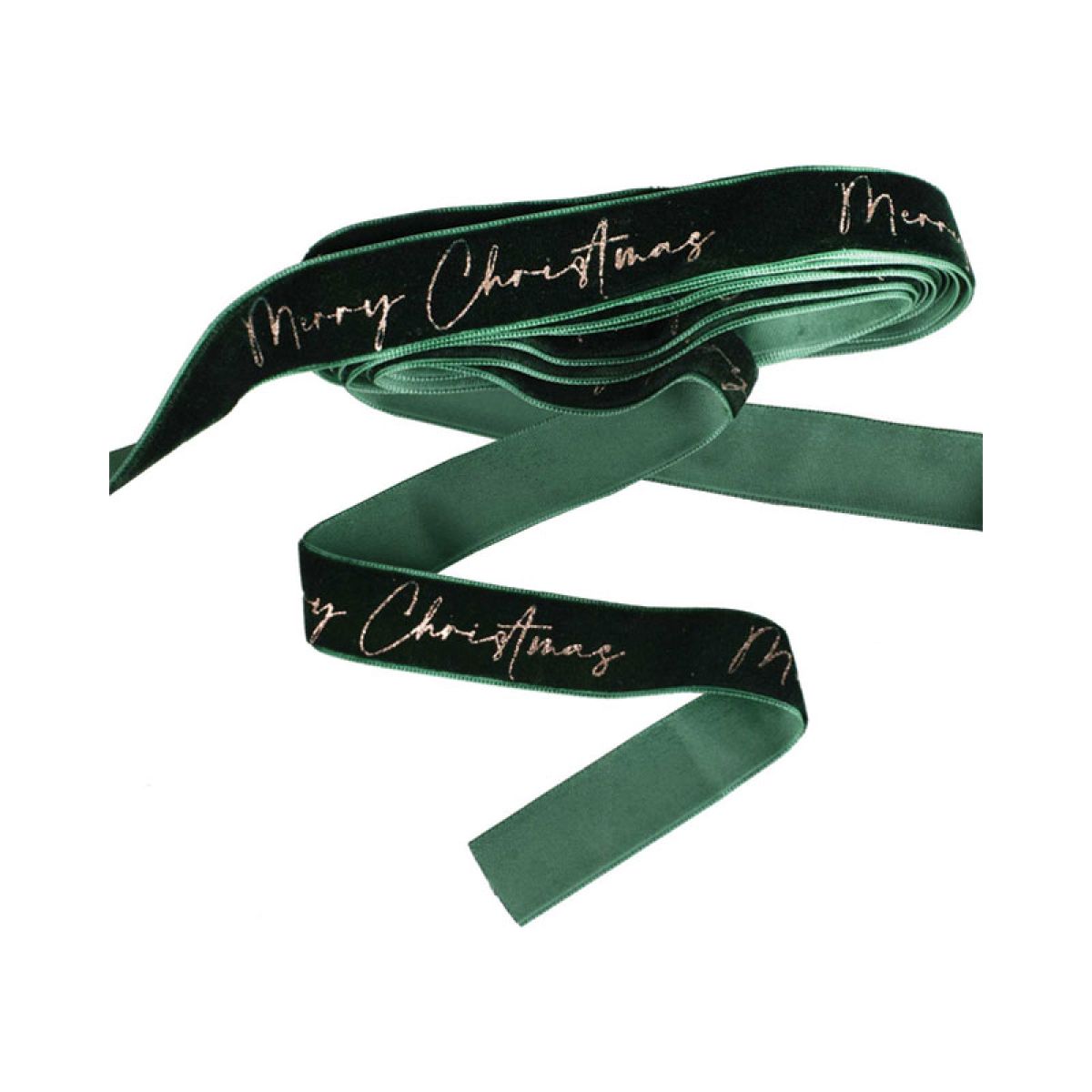 Velvet Merry Christmas Ribbon