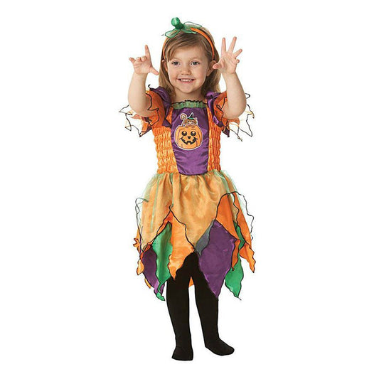 Pumpkin Witch Childs Costume - 3-4 years