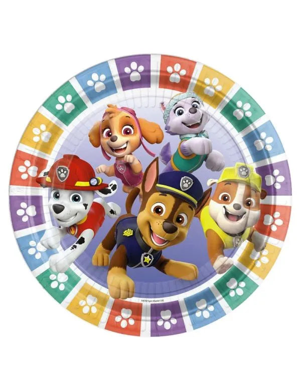 Paw Patrol Paper Plates - 23cm (8pk)