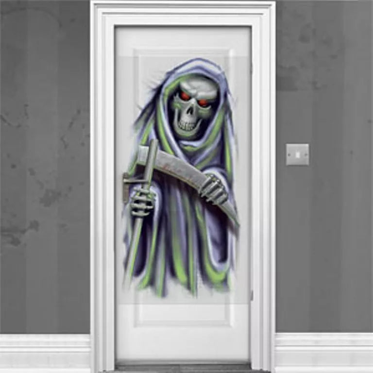 Grim Reaper Door Banner - 1.7m - Halloween