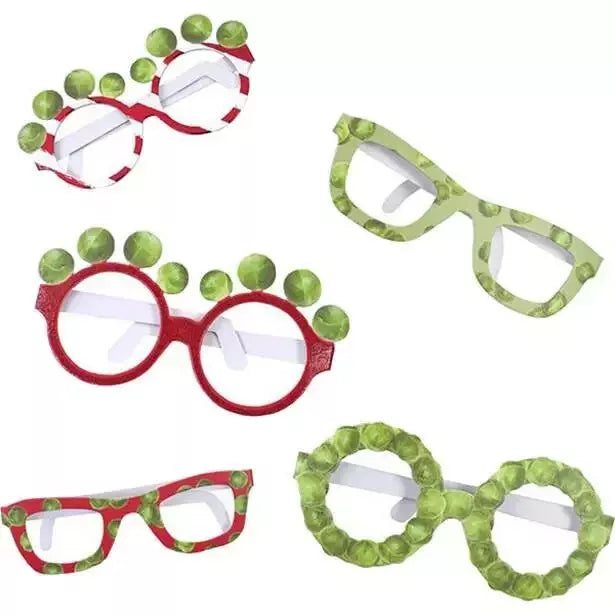 Christmas Sprout Glasses