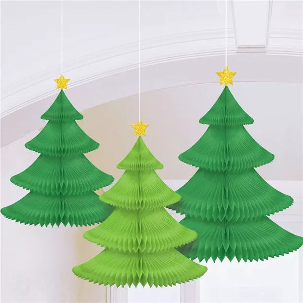 Tree Honeycomb Hanging Decoration