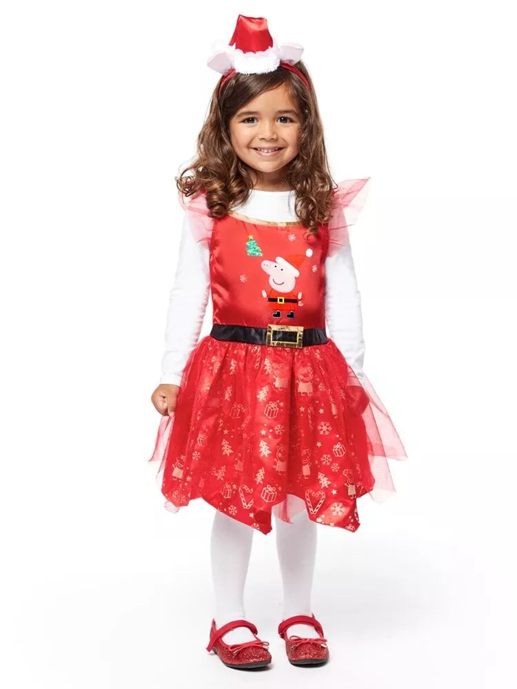Peppa Pig Christmas Dress - Toddler & Child Costume