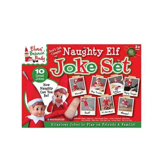 Elves Behavin' Badly Naughty Elf Joke Set