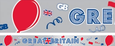 Great Britain Foil Banner Roll - 15m
