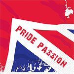 Great Britain 'Pride Passion' Napkins - 3ply Paper