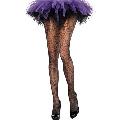 Spider Web Tights - Adult One Size
