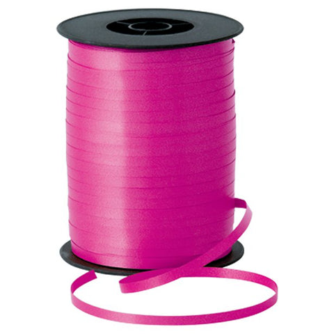 Hot Pink Curling Balloon Ribbon - 500m