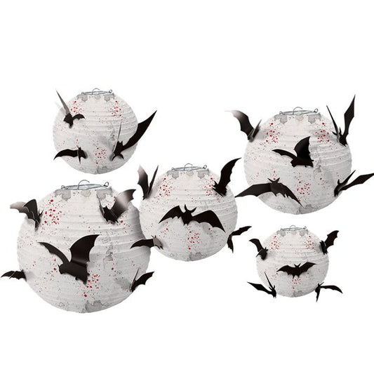 Paper Lanterns with Bats