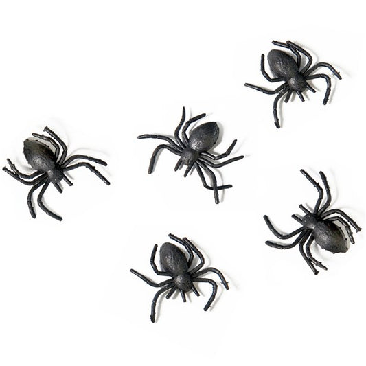 Mini Plastic Spiders - 3cm