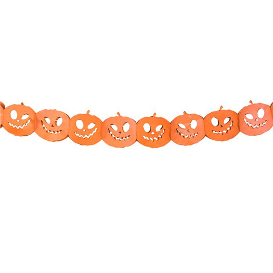 Pumpkin Paper Garland - 3m