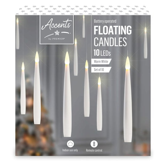 Floating Candles with Lights - 15cm