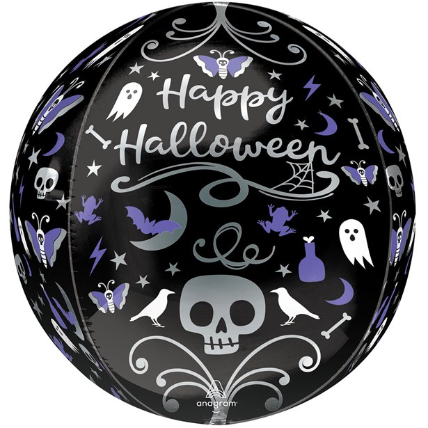 Moonlight Halloween Orbz Balloon