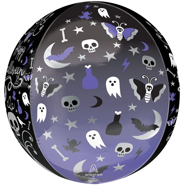 Moonlight Halloween Orbz Balloon