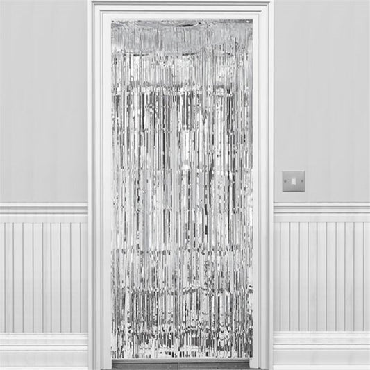 Silver Foil Curtain - 2.4m