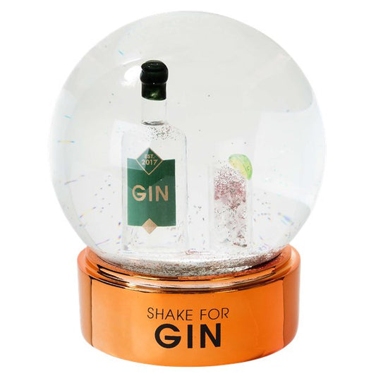 Shake For Gin Snow Globe - 12cm