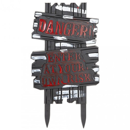 Moulded Plastic Danger Sign - 53cm