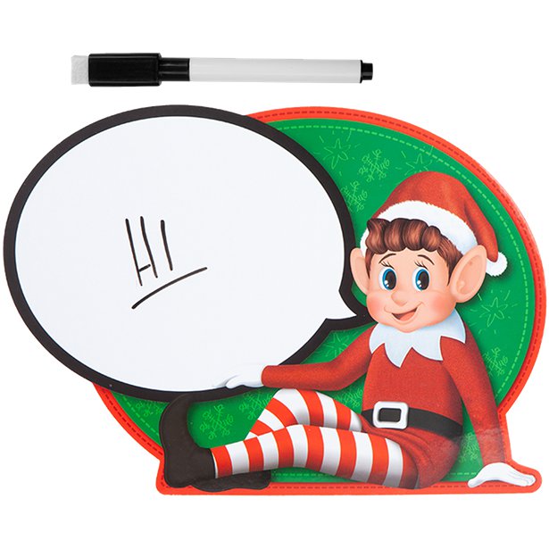 Elves Behavin'Badly Naughty Elf Speech Bubble Sign