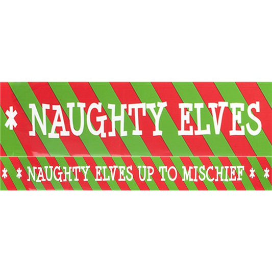 Naughty Elf Caution Tape