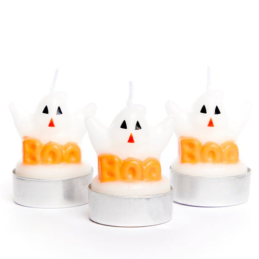 Ghost Tea Light Candles